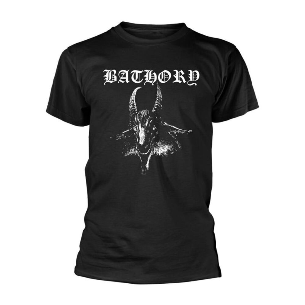 Bathory Unisex Adult Goat T-Shirt / Black
